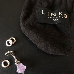 Vintage Links of London Sweeties/Amethyst Pendant